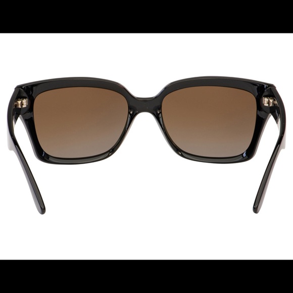 Michael Kors Banff Sunglasses in Black with Brown Gradient Polarized Lens - Picture 5 of 15
